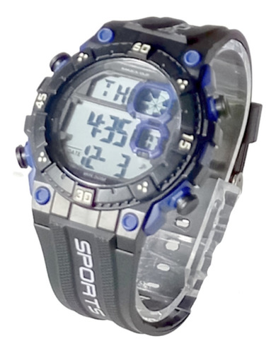 Reloj Knock Out Hombre Digi 8160 083 Wr 50m Crono. Luz Al.