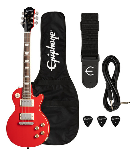 Guitarra EpiPhone Les Paul Power Player Niño Lava Red