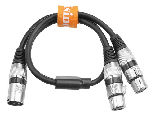 Cable Adaptador De Audio Xlr Macho A 2 Xlr Hembra Balanceado