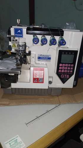 Imagen 2 de 7 de Máquina Overlock Industrial Automática 5 Hilos
