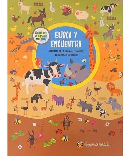 Busca Y Encuentra: Animales De La Granja, El Monte, La Saban