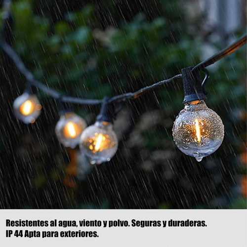 Imagen 3 de 6 de Luces Vintage Bombillo Solar Para Exteriores