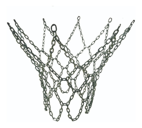 Red Metálica Para Aro De Basquet Ideal Exterior 8 Ganchos