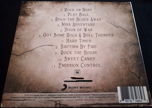 Ac/dc - Rock Or Bust Digipak 1er Ed. Hard Rock Kiss (Usado)