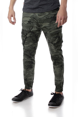 Imagen 2 de 8 de Pantalon Camuflado Jogger Super Cargo No End 34302