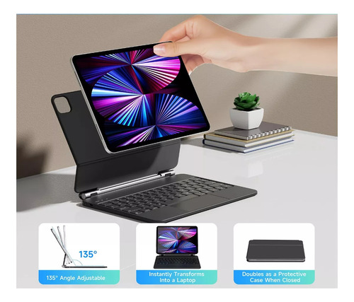 Teclado Magic Keyboard Español Para iPad 11th Generacion A16