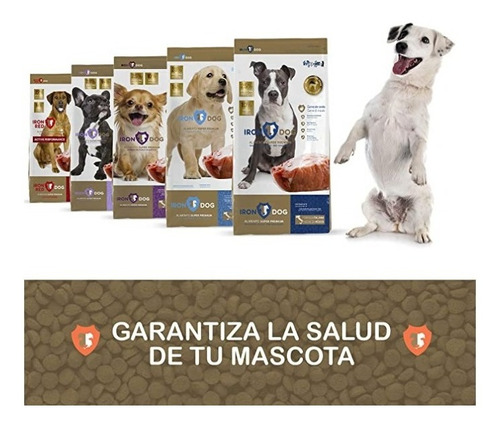 Imagen 5 de 5 de Alimento Premium Iron Red Dog 20 Kg