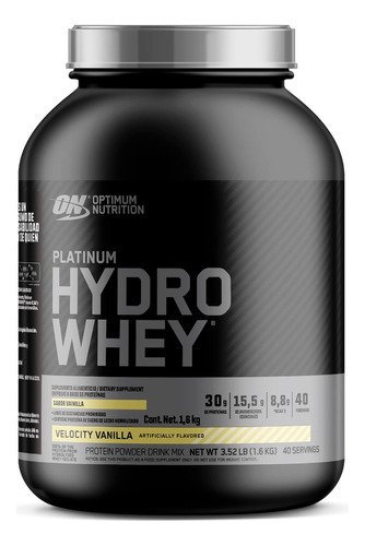 Proteina Optimum Nutrition Hydro Whey 3.5 Lb 40 Servicios