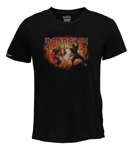 Camiseta Iron Maiden Metal Rock Eddie Samurai Soldado Bto