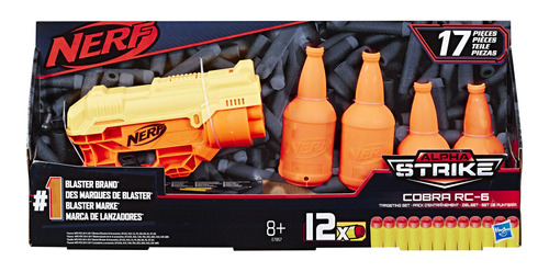 Lançador Nerf Alpha Strike Cobra Rc-6 Targeting Set E7858