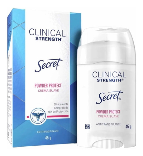 2 Pack Antitranspirante Secret Clinical Strength 45g C/u