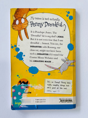 Libro Ingles Penny Dreadful And The Rat - Joanna Nadin (Usado)