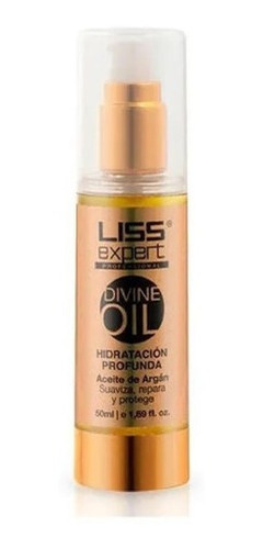 Liss Expert Divine Oil, Oleo De Argan. Cabello, Uñas Y Piel