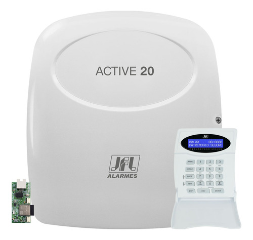 Central De Alarme Monitorada Active 20 Ethernet Jfl Tec 300