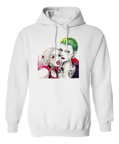 Sudadera Con Gorro Joker Y Harley Quinn Love Love