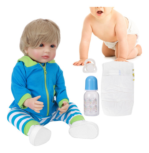 Muñeca Infantil De Silicona De Cuerpo Completo Para Niño, Be