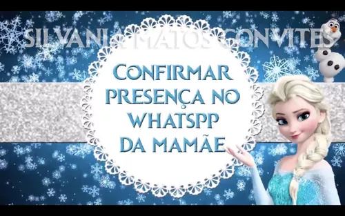 ▷ Vídeo Convite Frozen 2, Whatsapp