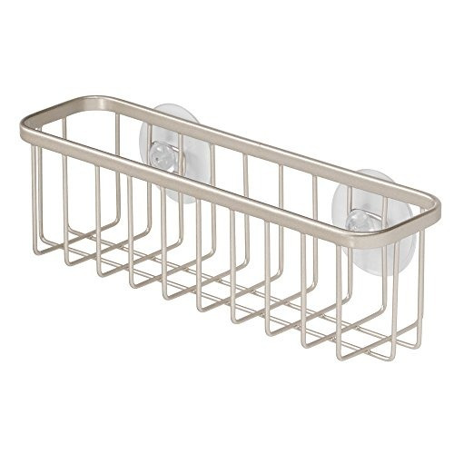 Interdesign Gia Suction Kitchen Sink Caddy, Soporte Extra Gr