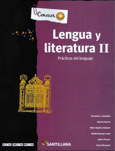 Lengua Y Literatura 2 Conocer Más Santillana 