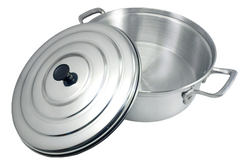 Arrocera De Aluminio Con Tapa De 28 Cm
