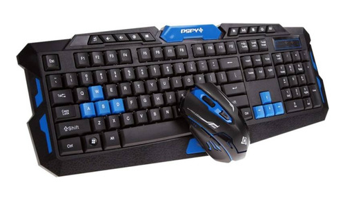 Combo Teclado Gamer Mouse Inalámbrico Hk-8100