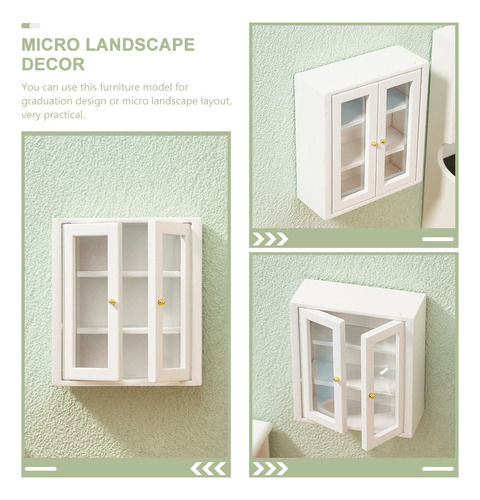 Modelo De Armario En Miniatura De Madera Para Adornar Una Ca