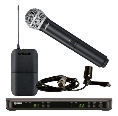 Microfone Shure Blx1288 Pga31 Pg58