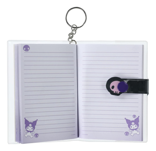Hello Kitty Y Sus Amigos Kuromi Mini Cuaderno Diario Color Lila
