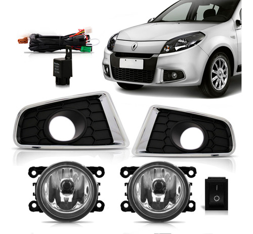 Kit Farol De Milha Renault Sandero 2012 2013 2014