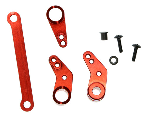Protector De Servo De Dirección De Coche Rc Rojo
