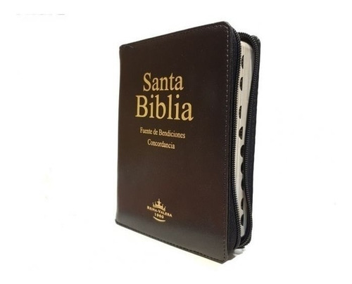 Biblia Reina Valera 1960 Letra Mayor Fb Cierre Índice Negro