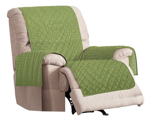 Funda Cubre Sillón Verde Reposet Sillón Reclinable Cafe