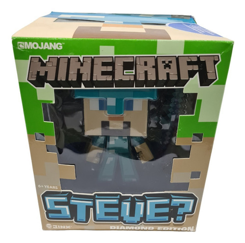 Muñeco Steve Diamond Armor Articulado Nuevo