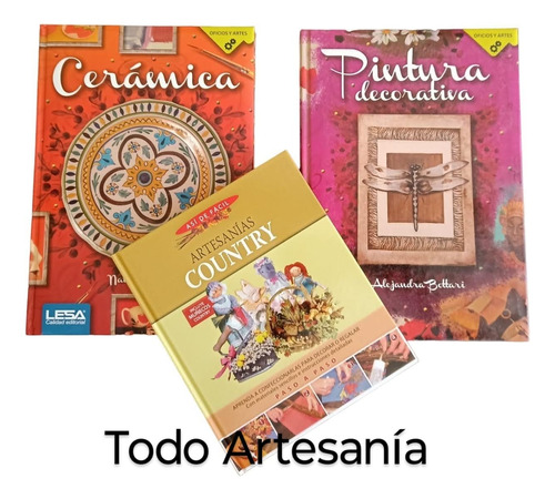 Libros De Artesanías - Cerámica Y Pintura Decorativa