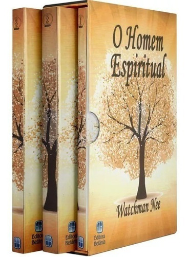 Watchman Nee Box Homem Espiritual Kit 3 Livros, de watchaman Nee. Editora Betania em português, 2018