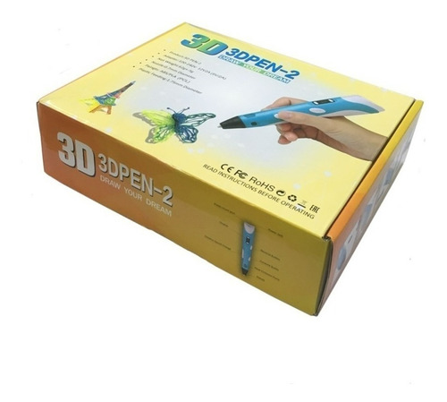 Imagen 3 de 6 de Bolígrafo Lápiz Ergonómico 3d + Base + Filamento