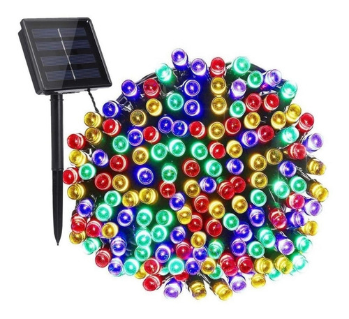 Guirnalda Led Solar 200 Led 22 Mts Guirnalda Multicolor