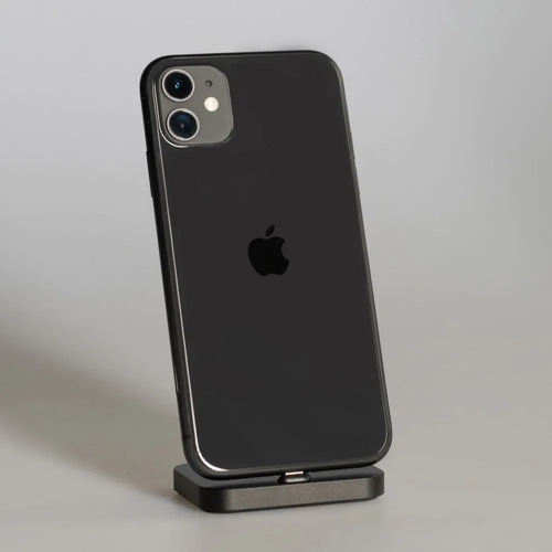 Apple Iphone 11 128 Gb - Negro 100% Batería | Cargador Glass Negro (Reacondicionado)
