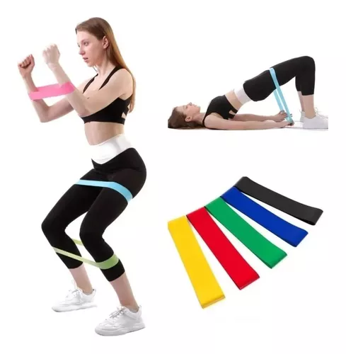 Bandas Elásticas Circulares Musculación Fitness Gym Set X 4