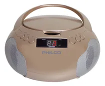 Comprar Philco Reproductor De Cd Portátil Boombox Con Altavoces Y Radio Am Fm | Reproductor De Cd De Oro Rosa Compatible Con Cd-r\u002Fcd-rw Y Cd De Audio | Entrada Auxiliar De 3.5 Mm | Sonido Estéreo