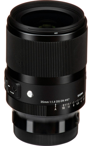 Lente Sigma 35mm F/1.4 Dg Dn Art Para Leica L Color Negro Tipo De Montaje Montura En L