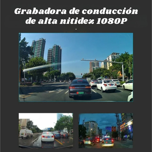 Cámara Auto Dvr Filmadora Trasera Delantera Interna Full Hd