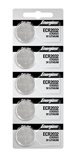 Energizer 2032 Bateria Cr2032 Litio 3v (1 Paquete De 5)