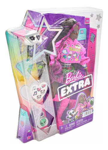 Barbie Extra 15 Piezas Con Estilo Numero 19 Estrella Mattel
