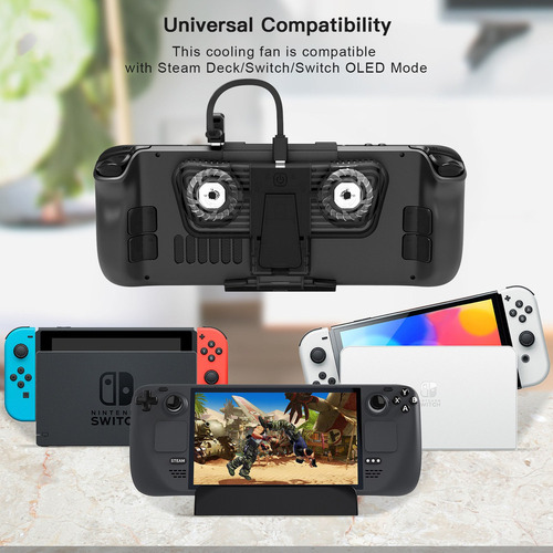 Y Ventilador De Refrigeración Oled Para Steam Deck/nintendo
