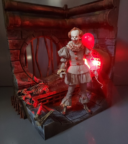 Maqueta It Pennywise Escala Neca Alcantarillado