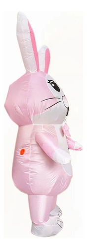 Adult Inflatable Rabbit Fancy-dress Pink Easter Bow Bunny
