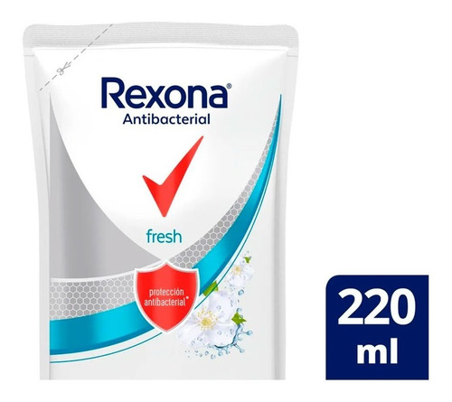 Rexona Jabon Liquido Antibacterial Fresh 220 Ml