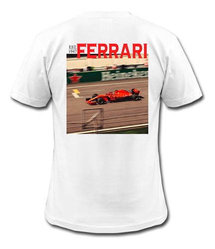 Playera T-shirt Ferrari Autos Formula Uno Meta