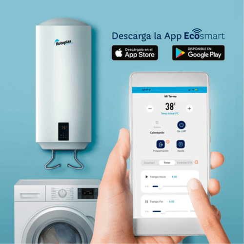Terma De Acumulación Rotoplas Ecosmart Wifi 80l